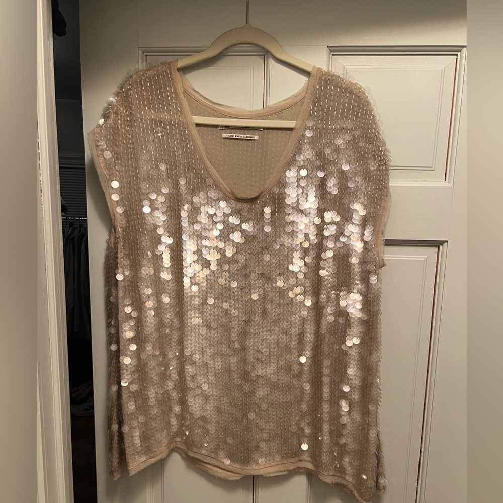 Hand embellished ALl Saints top